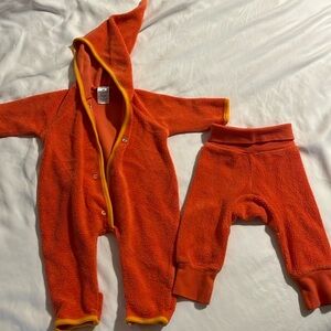 3M Zutano fleece romper with pants